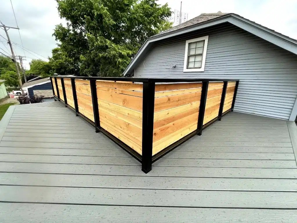 wood deck builder